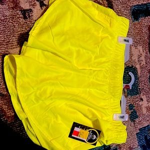 size:XXL(20), yellow shirt running short with moisture wicking